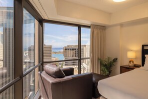 Suite, 1 Bedroom, Ocean View | Beach/ocean view - Bishop Suites At The Executive Centre (Honolulu)