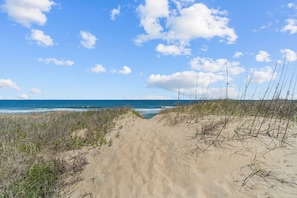 Accommodatie ligt op het strand