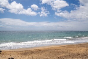 En la playa 