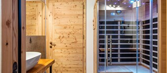 Appartement 'Volo Dell'aquila Met Privé Sauna' met Uitzicht op de Bergen