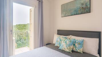 2 makuuhuonetta, vuodevaatteet