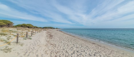 Tæt på stranden