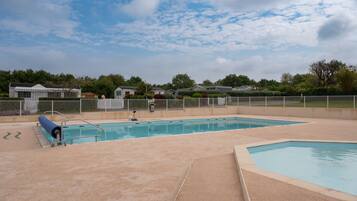 Una piscina riscaldata