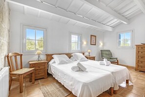 5 Schlafzimmer, kostenloses WLAN, Bettwäsche