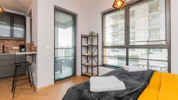 Comfort appartement | 1 slaapkamer, een strijkplank/strijkijzer, gratis wifi