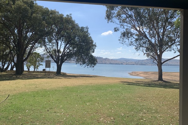 View from the property - water levels change throughout the year