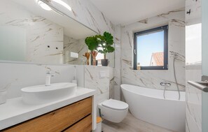 Shower, hair dryer