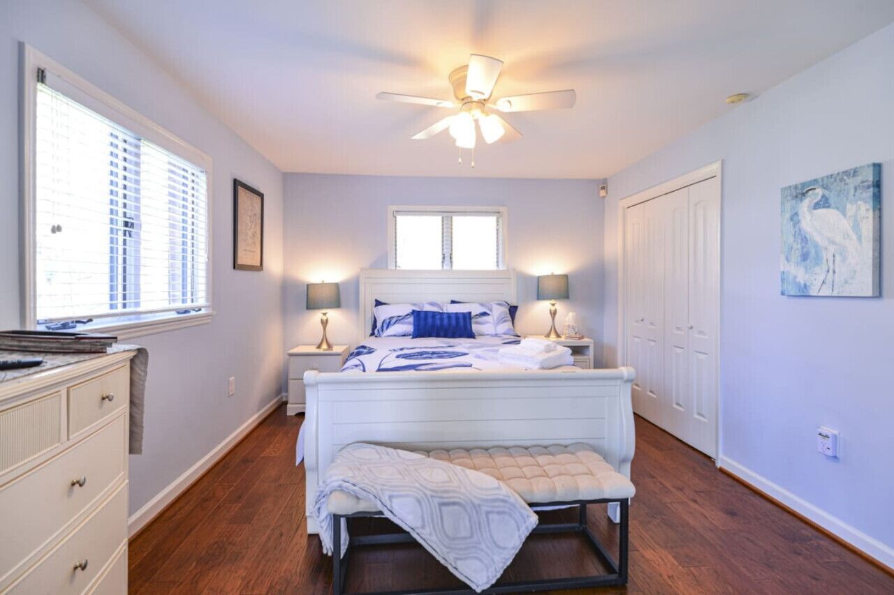 4 bedrooms, iron/ironing board, travel crib, WiFi