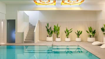Indoor pool, a heated pool