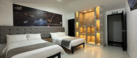 Chambre Familiale | Literie de qualité supérieure, couette en duvet d'oie