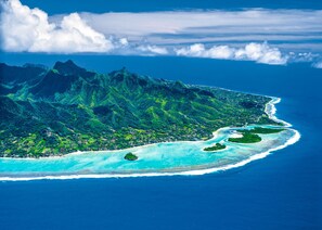 Aerial view - Koromiri Bungalow (Rarotonga)