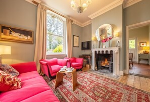 TV, fireplace, DVD player