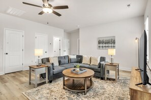 TV - Pet-Friendly 2BR Greer Home, King Beds & Fire Pit (Greer)