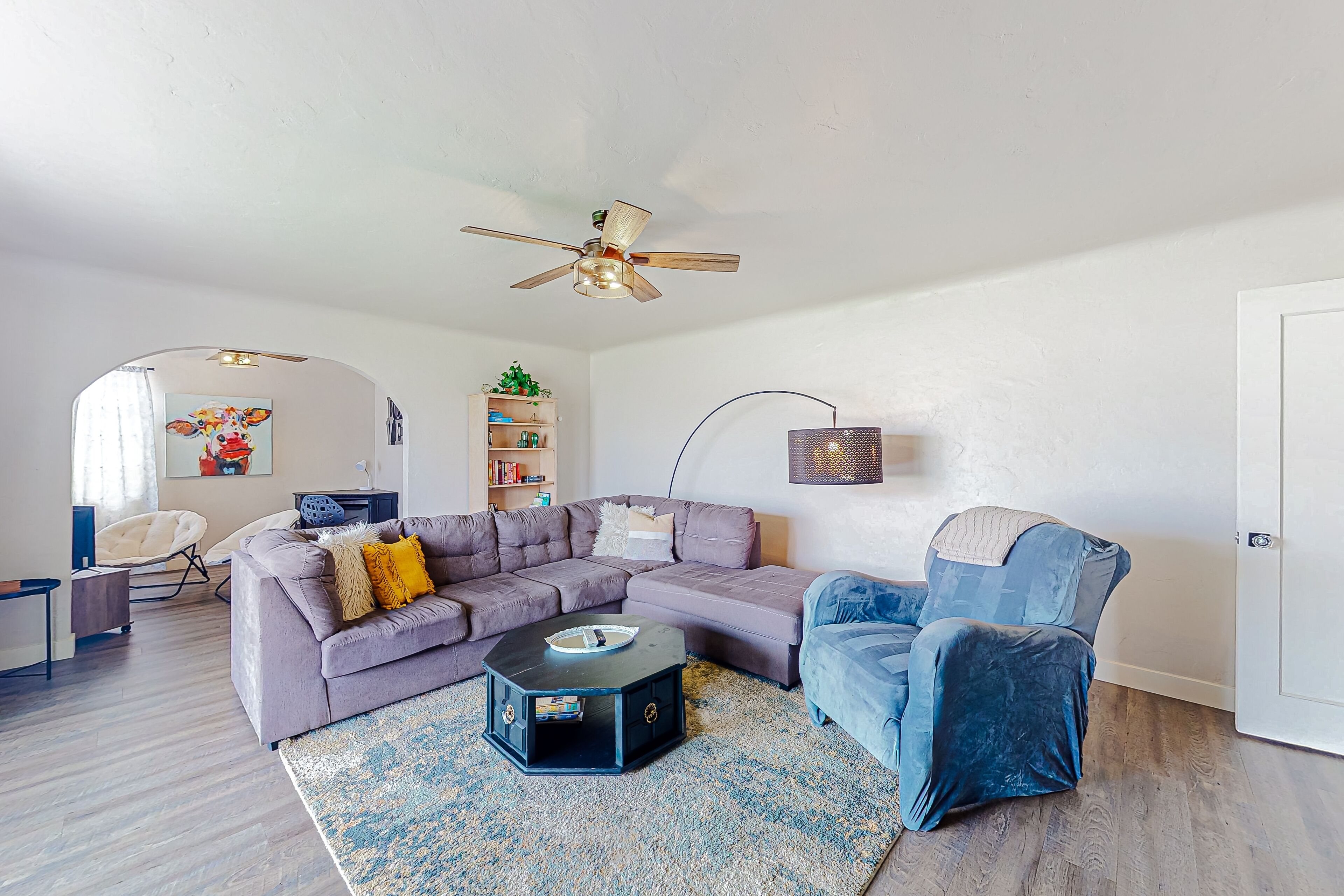 Dog-friendly vacation rental with grassy yard, washer/dryer, central AC