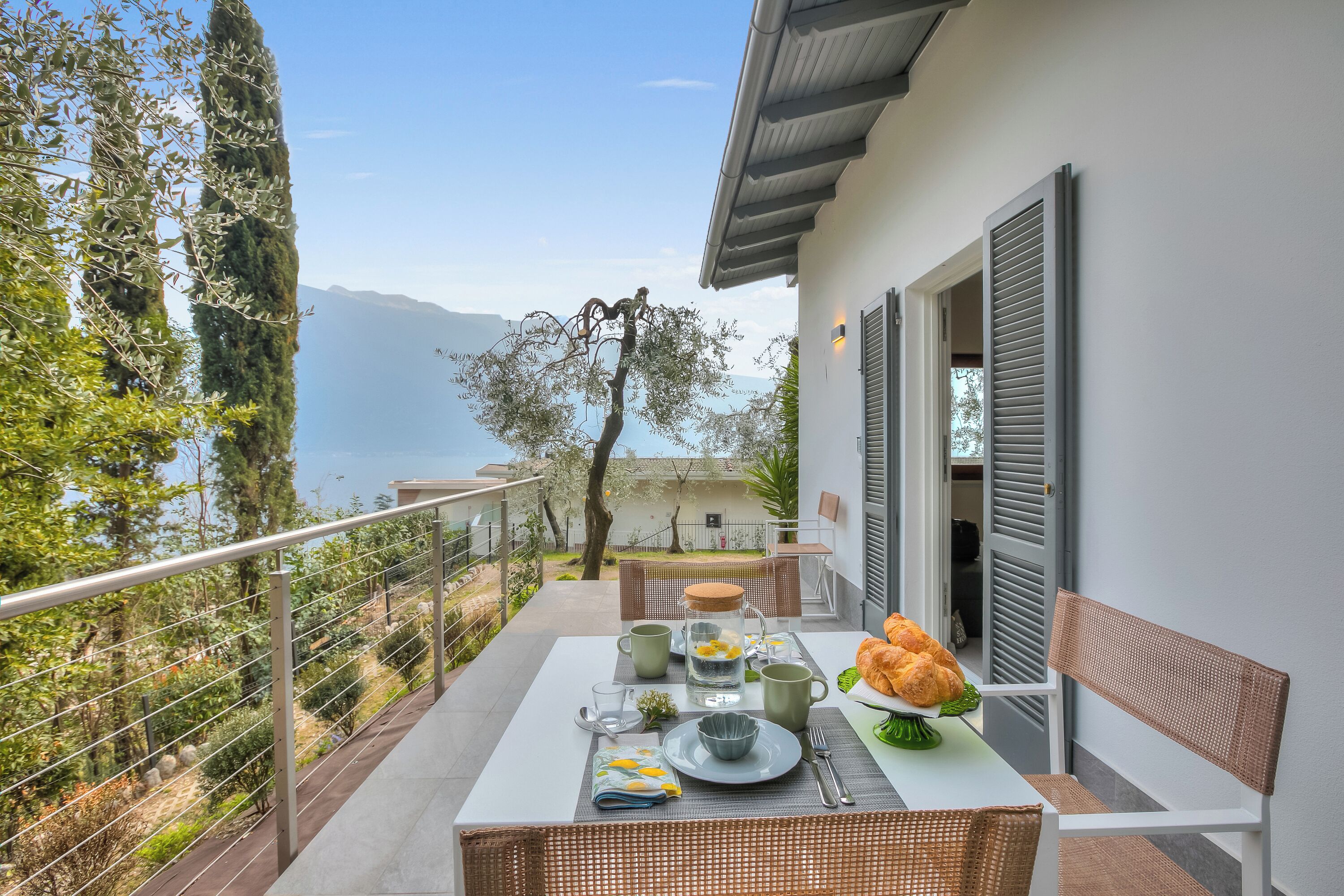 Nhà dành cho gia đình, nhiều phòng ngủ (Relais Nanzello Garda Living 1) | Khu ẩm thực ngoài trời