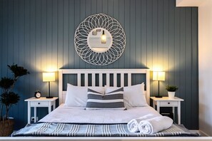 2 bedrooms, iron/ironing board, travel crib, WiFi