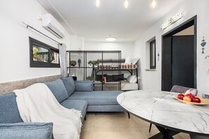 House, Jetted Tub, Garden View | Living area | Flat-screen TV - Hadas Spa Apt Yavne'el by Sea N' Rent (Yavne'el)