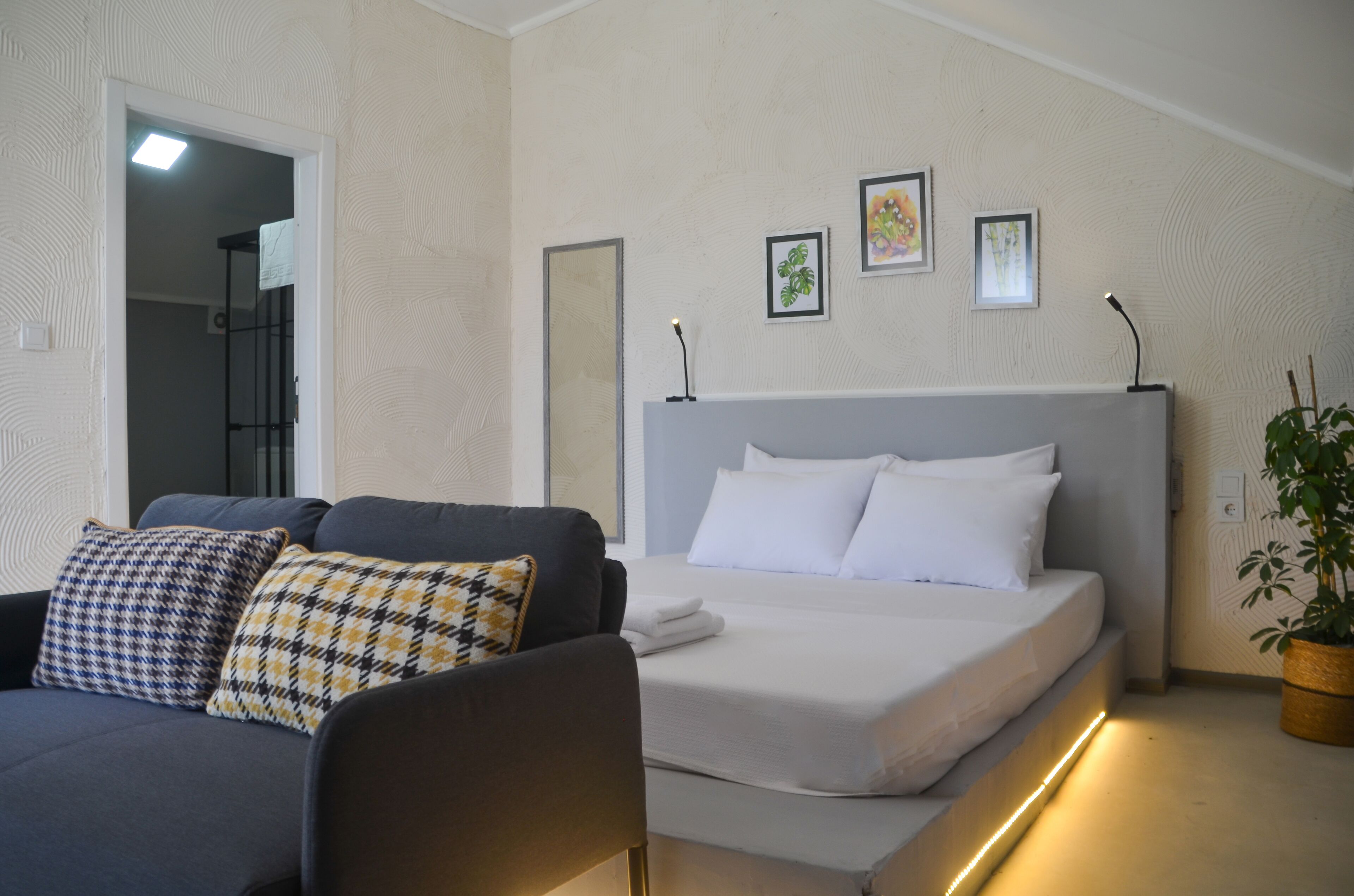 デラックス テント ガーデンビュー | 高級寝具、低反発ベッド、ベッドシーツ