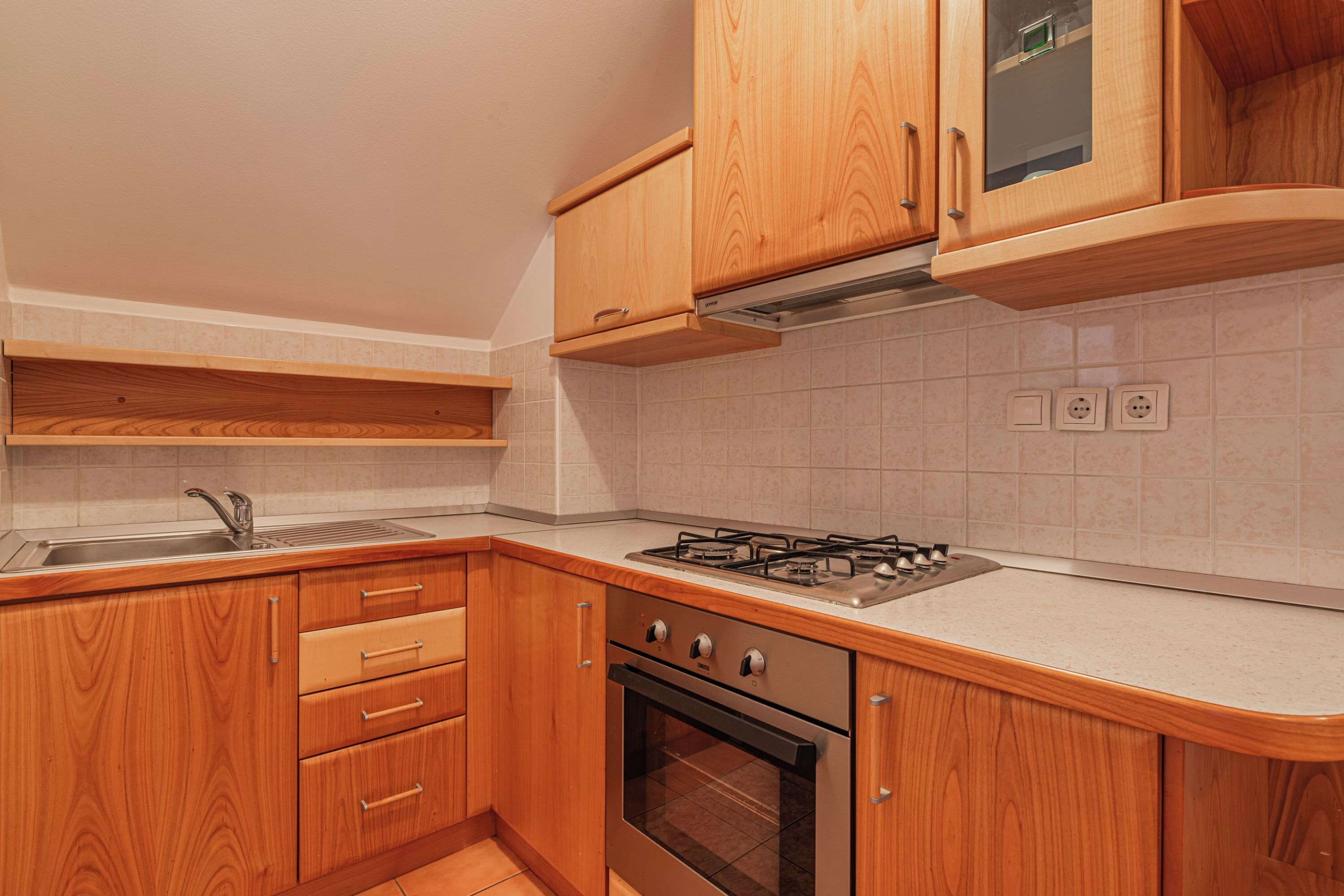 Family Apartment, Multiple Bedrooms, Mountainside (Tourist Farm Škrbina Apartment 2) | Private kitchen | Fridge, microwave, oven, stovetop