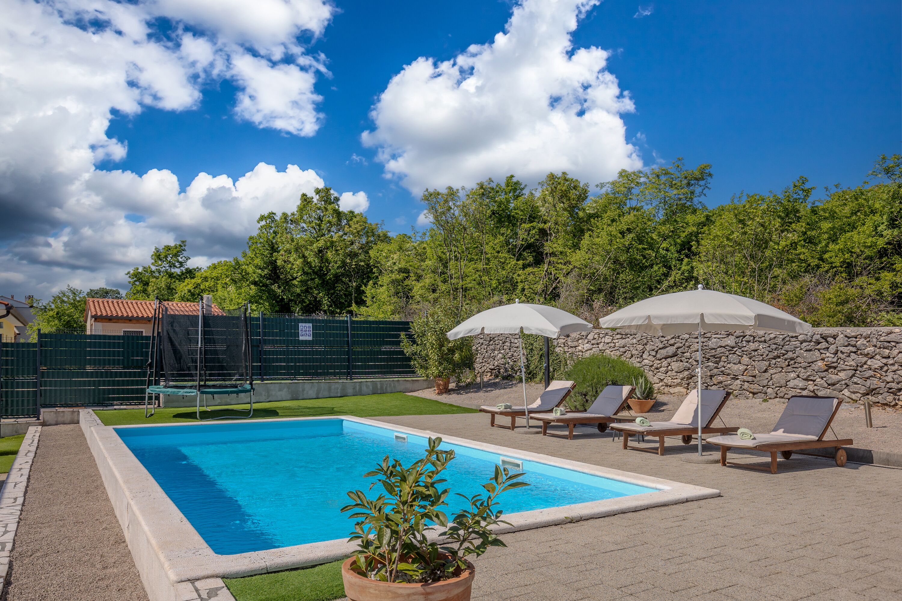 Seasonal outdoor pool