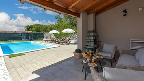 Family House, 2 Bedrooms, Microwave (Asteria Villa with Private Pool -) | Pool - Asteria Villa With Private Pool - Labin (Labin)