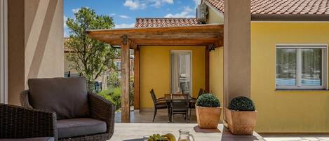 家庭獨棟房屋, 2 間臥室, 微波爐 (Holiday Home Asteria) | 室外用餐