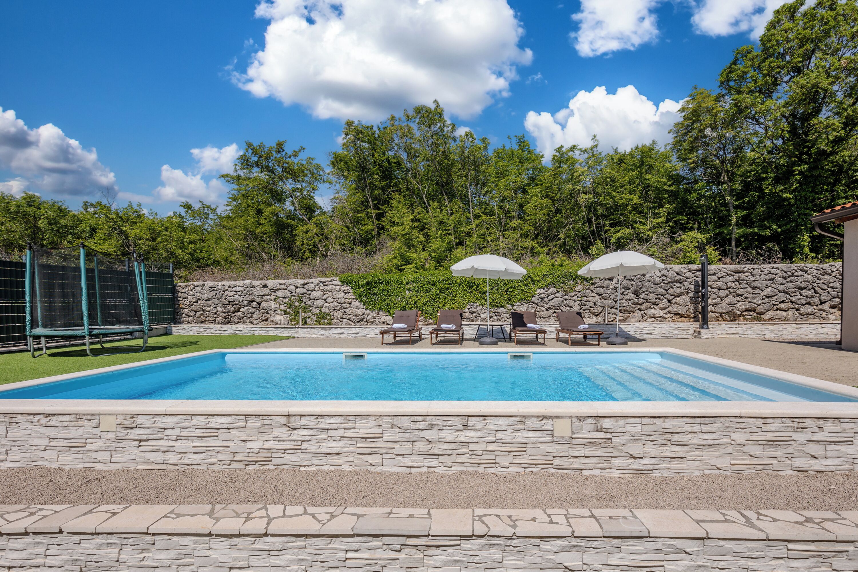 Seasonal outdoor pool