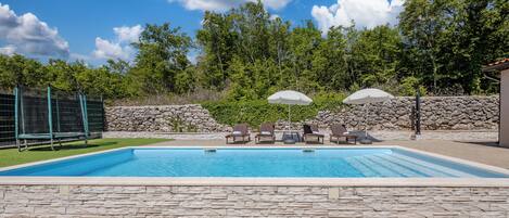 Seasonal outdoor pool