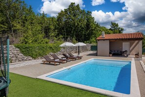 Family House, Multiple Bedrooms (Holiday Home Asteria) | Pool | Seasonal outdoor pool