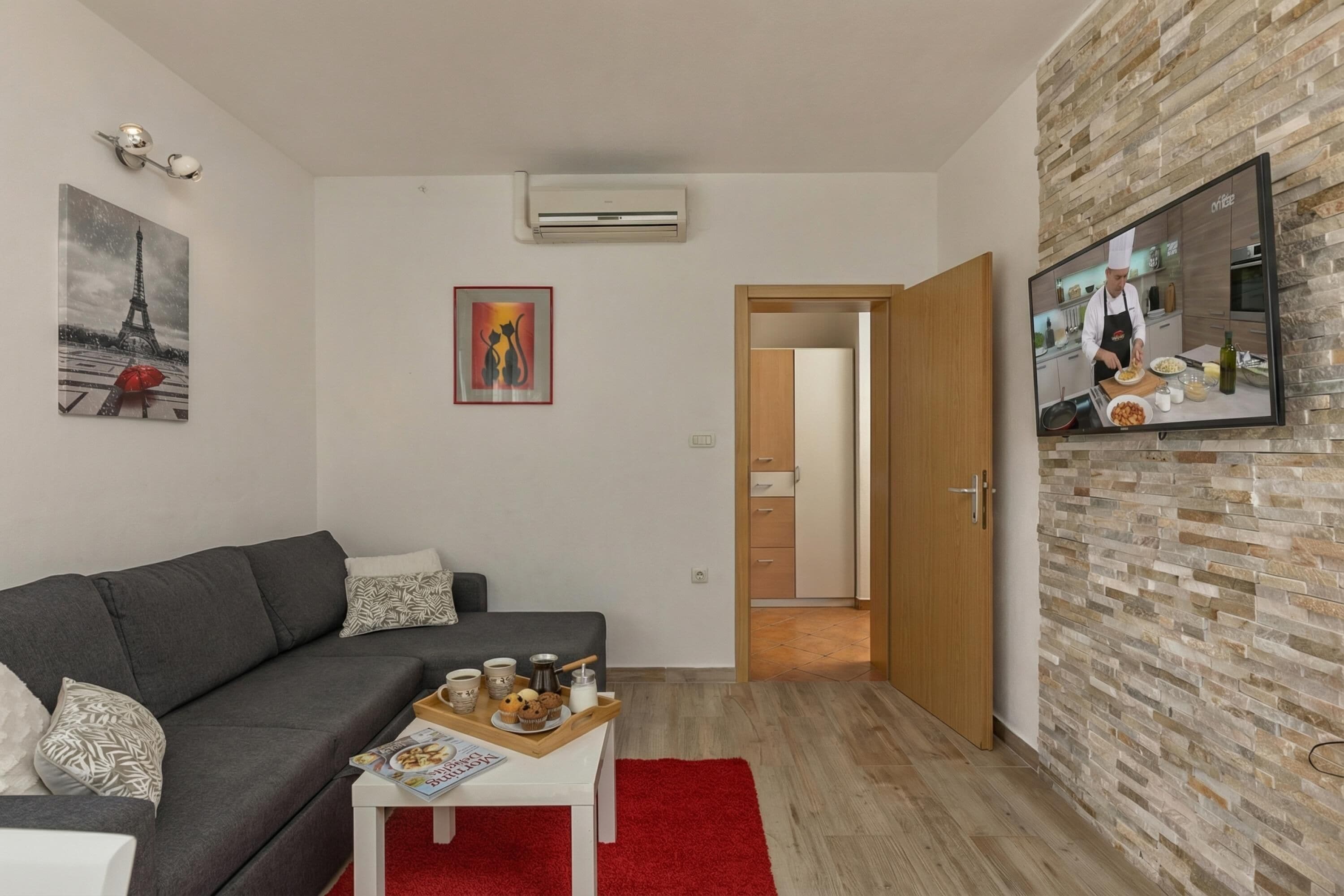 Maison Familiale, plusieurs chambres (Holiday Home Asteria) | Coin séjour