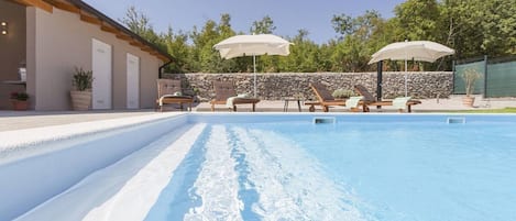 Seasonal outdoor pool