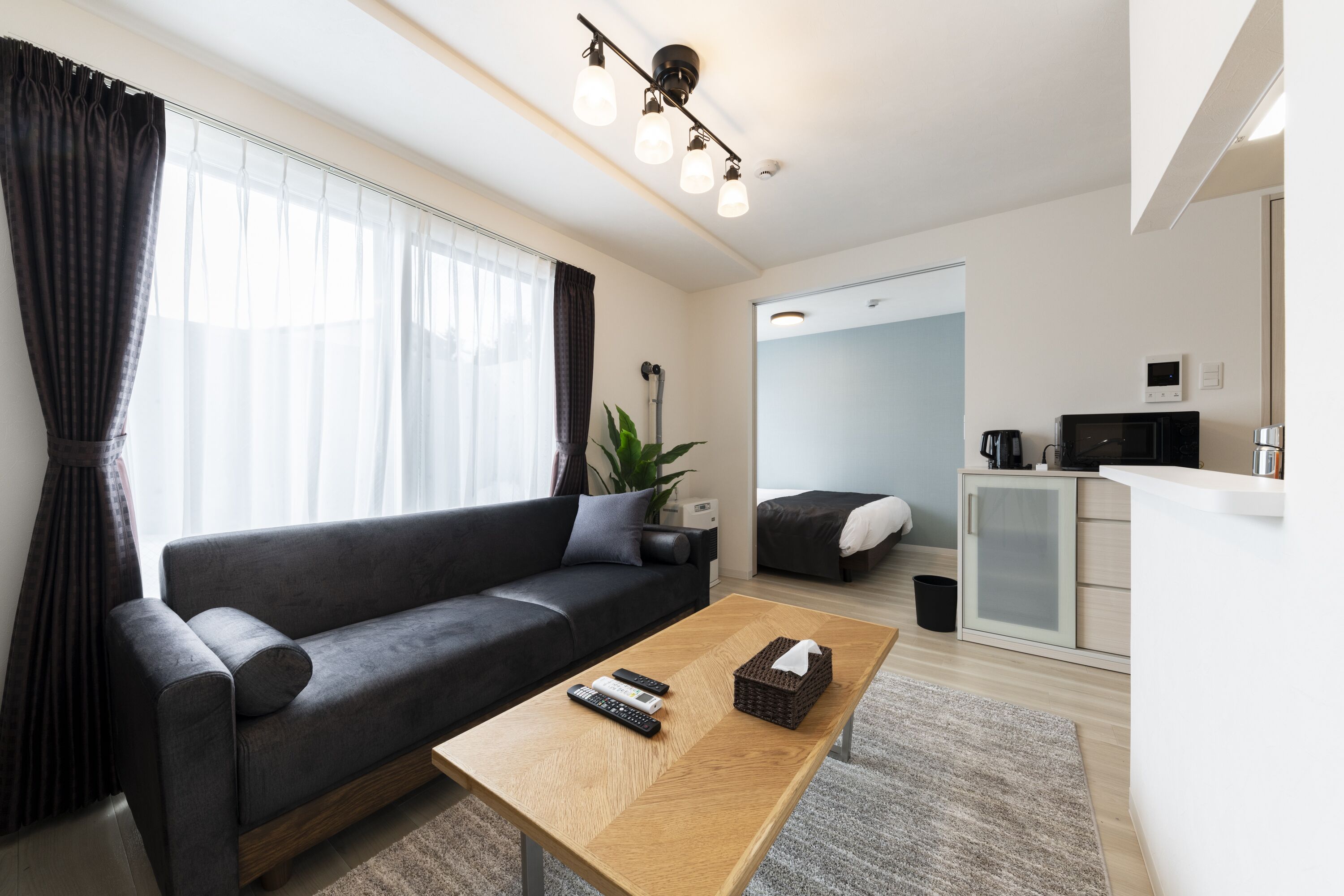 Apartment | Wohnbereich | Flachbildfernseher