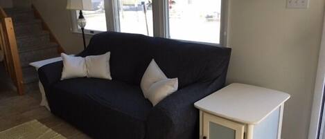 TV, fireplace, DVD player