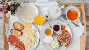 Breakfast meal - Hamsa boutique hotel (Tashkent)