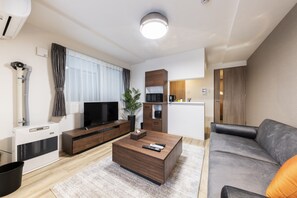 Leilighet – business | Oppholdsområde | Flatskjerm-TV