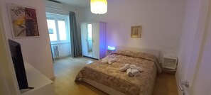 2 bedrooms, iron/ironing board, travel crib, WiFi
