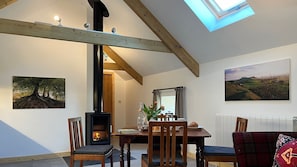 Apartment, 2 Bedrooms (Y Llofft Stabl) | Living area - Cambrian Cottages (Pencader)