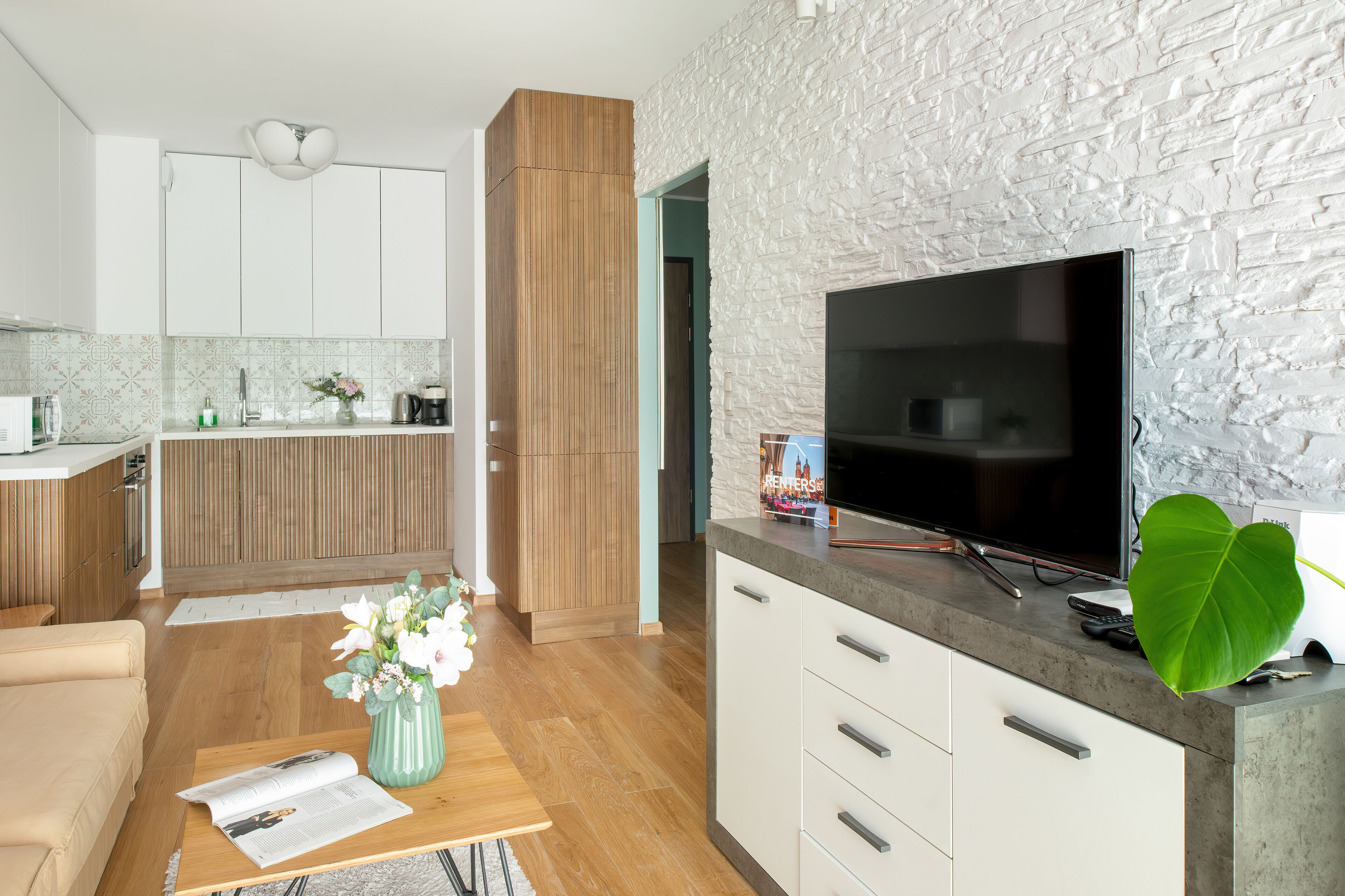 Apartamento, 1 quarto, sacada | Sala de estar