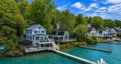 Lakefront | Hot Tub | 10 Guest | Dock + Kayaks