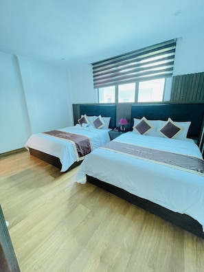 Family Double or Twin Room | Minibar, soundproofing, free WiFi - Hoang Gia Hotel (Hanoi)