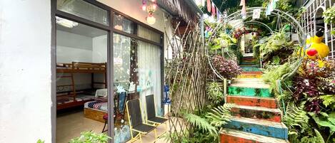 Façade de l’hébergement