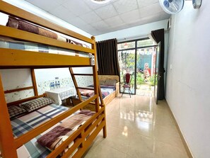 Basic Shared Dormitory | Blackout drapes, iron/ironing board, free WiFi - Lake View Homestay (Pleiku)