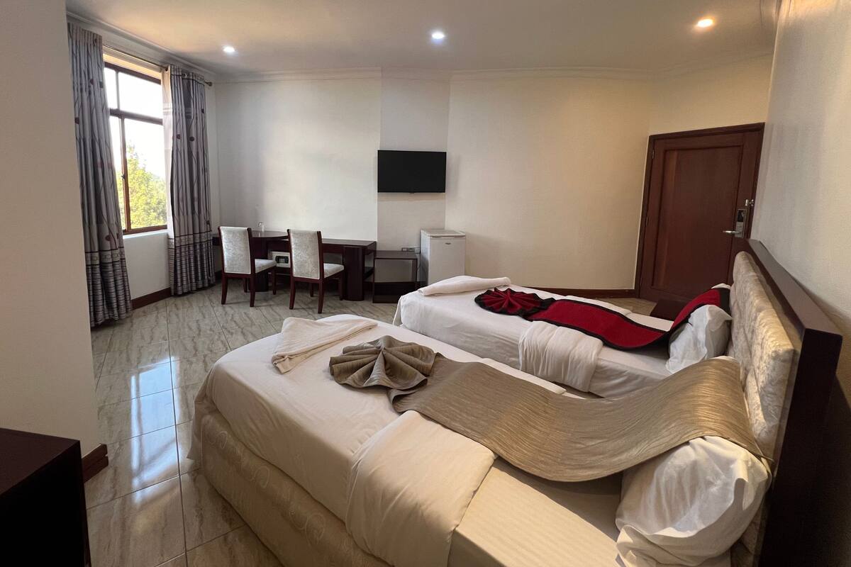 Standard Twin Room | Egyptian cotton sheets, premium bedding, down comforters, pillowtop beds