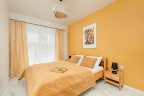 1 chambre, fer et planche Ă repasser, Wi-Fi, draps fournis