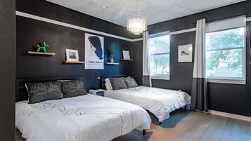 4 chambres, fer et planche Ă repasser, Wi-Fi, draps fournis