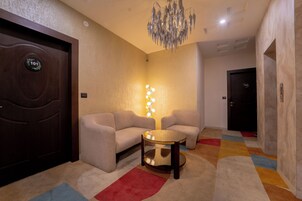 Zona de estar del vestíbulo