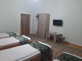 Standard Quadruple Room, City View | Desk, free WiFi, bed sheets