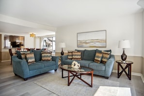 Smart TV, DVD player - Courtside 62 - Spacious 3BR - Pool/Lagoon View - Short Walk to Beach (Hilton Head Island)