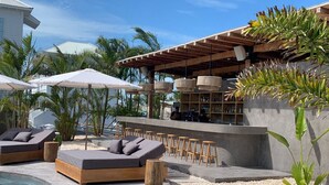 Terrace/patio - Casa De Moya & Mistico Beach Club + Boat Shuttle (San Pedro)