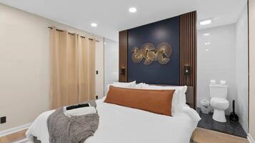 4 bedrooms, iron/ironing board, travel crib, WiFi